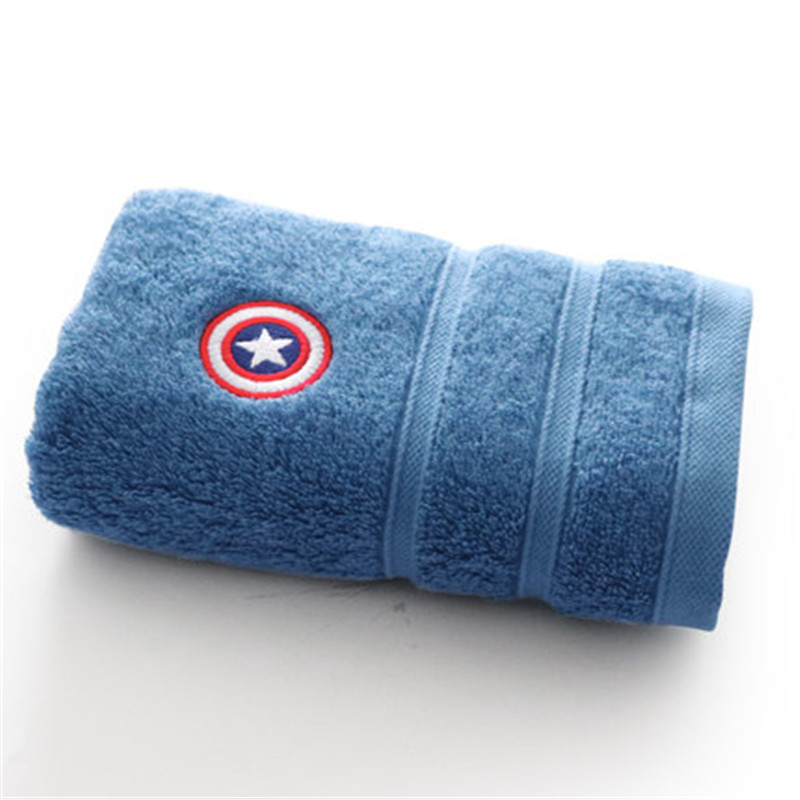 Marvel Captain America Soft Cotton Bath Towels Beach Towel For Adults Absorbent Terry Luxury Hand Face Sheet Men Basic Towels