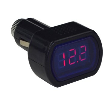 Newest Portable Digital Monitor Car Volt Voltmeter Tester LCD Cigarette Lighter Voltage Panel Meter