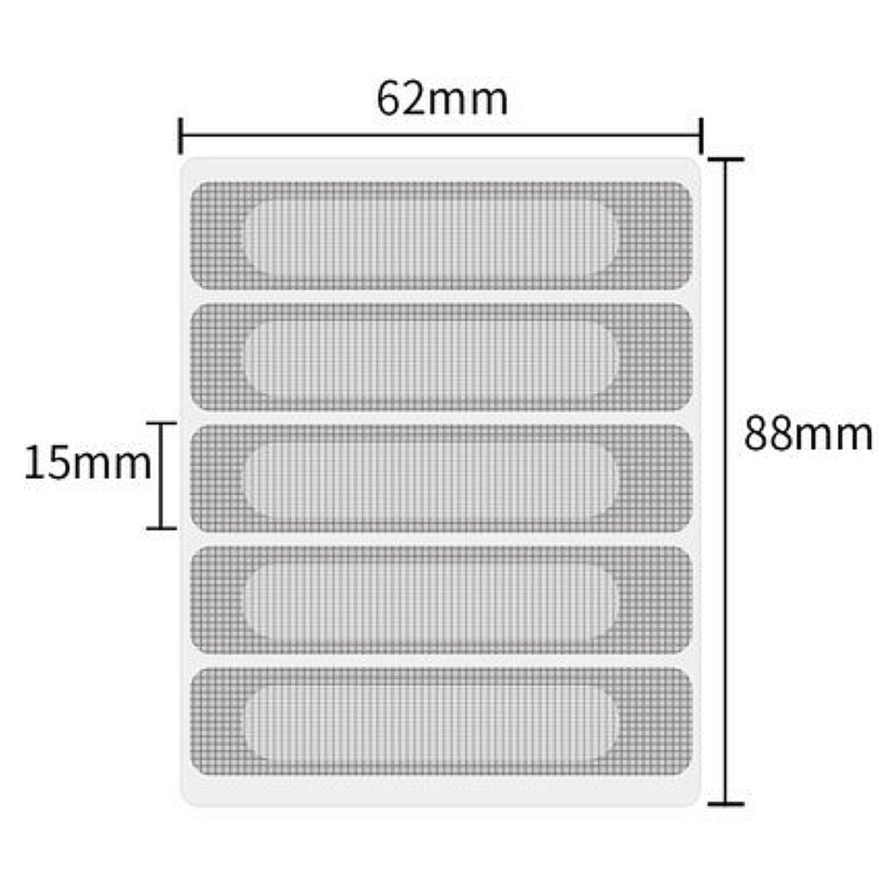 5pcs/set Portable Anti-Insect Fly Bug Door Window Mosquito Screen Net Repair Tape Durable Home Window Essential Accessories