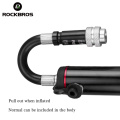 ROCKBROS 150 PSI Air Pump For Bike Bicycle Pump Repair Tool Portable Pressure Gauge Inflator Bike Tire Pump Bicycle Accessory