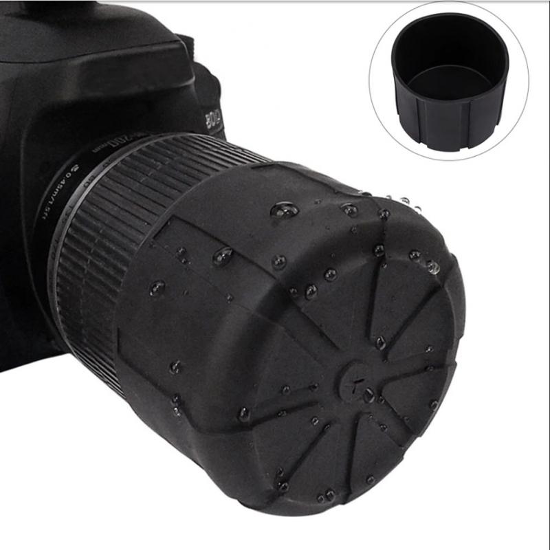 Camera Lens Cap Holder Cover Camera Silicone Lens Sleeve For Canon Nikon Cap Cover Lens Cap