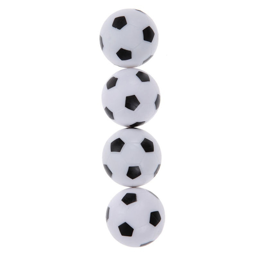 2pcs 36mm Black White Soccer Table Foosball Table Football Plastic Replacement Balls Soccerball Sport Gifts Round Indoor