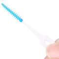 40pcs/lot Push-Pull Interdental Brush 0.7mm Gum Interdental Brush Orthodontic Wire Brush Toothbrush Oral Care Toothpick