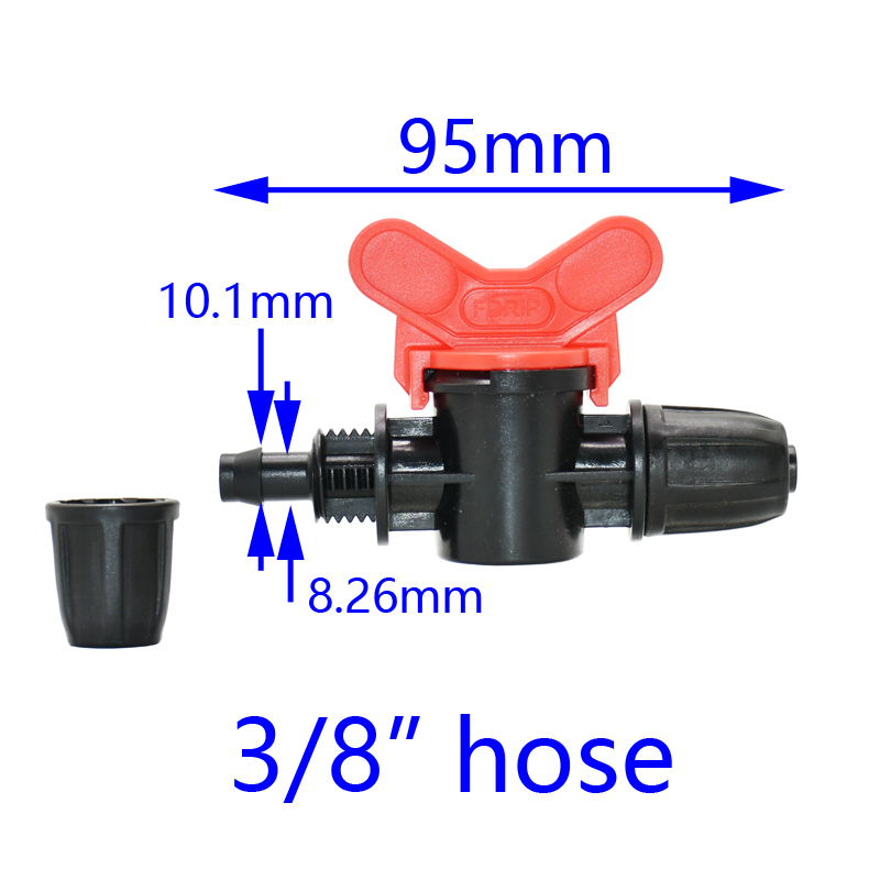 Garden Tap 1/4 3/8 10mm 1/2 3/4 1" Crane Irrigation miniature valve barb control valve crane Quick connector 1pcs