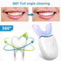 360 Degree Ultrasonic Automatic Electric Toothbrush U-Shaped White Teeth Oral Care Cleaning Toothbrush