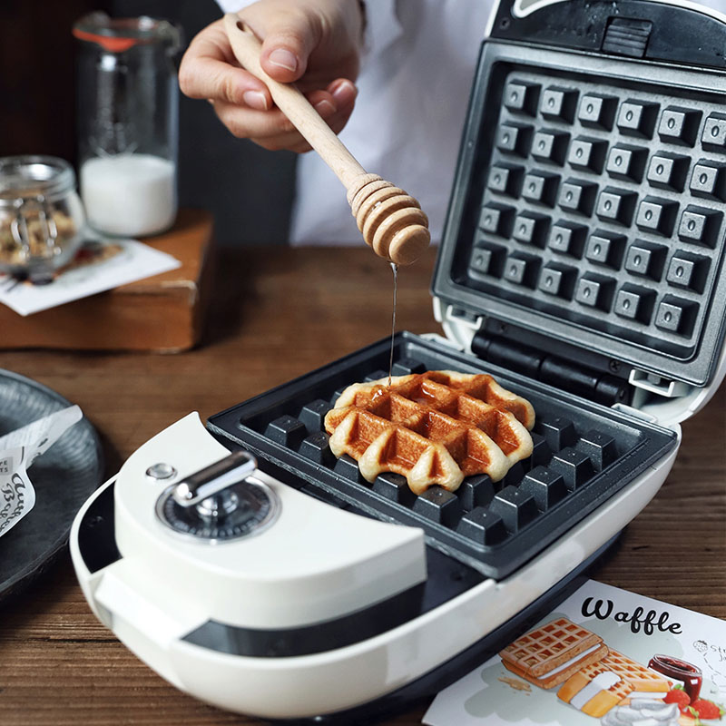 New Electric Sandwich Bubble Egg Waffle Doughnut Omelette Maker Breakfast Machine for Home Office Egg Cake Bread Baking Toaster