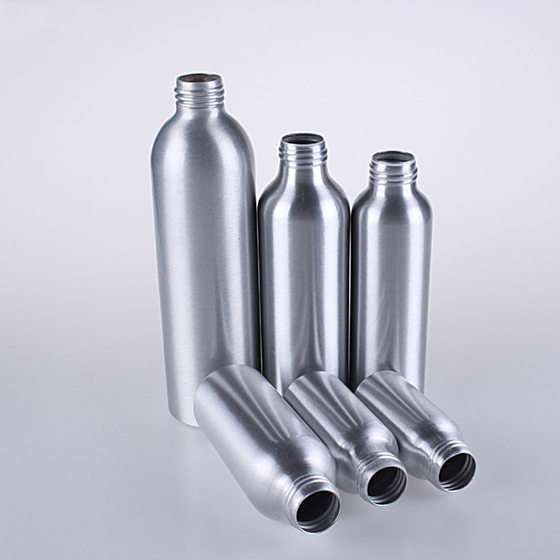 HOT 1PC 30ml 50ml 100ml Aluminium Spray Atomiser Bottle Refillable Empty Bottles Black Pump Atomizer For Cosmetic Packaging Tool