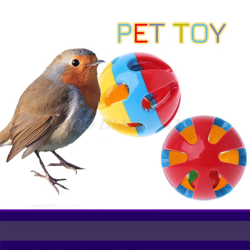 Parrot Chew Pet Bird Bites Swing Cage Hanging Cockatiel Parakeet Chain Ball Toys Swing Cage Hanging Cockatiel Pet Products