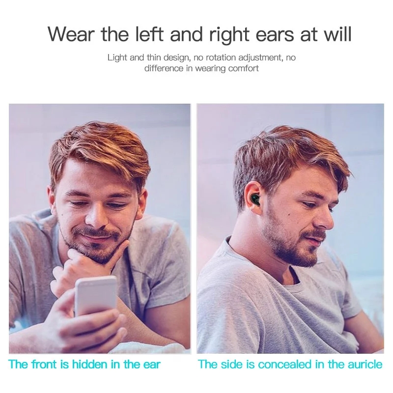 S650 Mini Bluetooth Earphone Wireless In Ear Invisible Earbuds Handsfree Headset Stereo Headphone With Mic For iPhone 12 Huawei