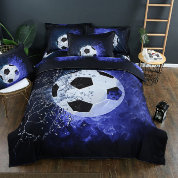 Bed Quilt Cover Clothes Pillowcase Adult Kids Bedroom Decor 3D Football Basketball Duvet Cover Bedding Set Twin Queen Size40