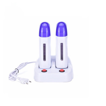 Electric Epilator Base Roll On Refillable Double Depilatory Wax Heater Hot Body Hair Removal Paraffin Waxing Set Machine