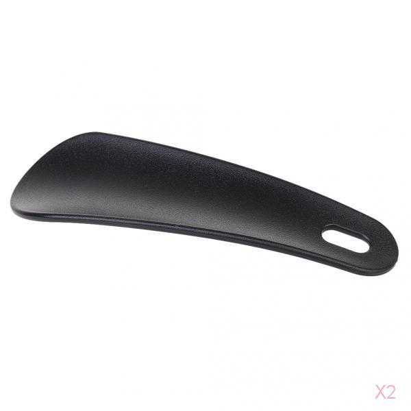 11cm Black Plastic Pro Long Shoe Horn Travel Pocket Shoehorn Lifter Black Plastic Shoehorn for Women Men