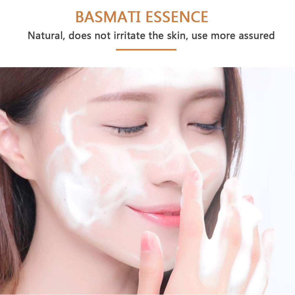 Thailand Jasmine Rice Soap Handmade Collagen Vitamin Skin Whitening Bathing Tool Rice Milk Soap Bleaching Agents Acne TSLM1