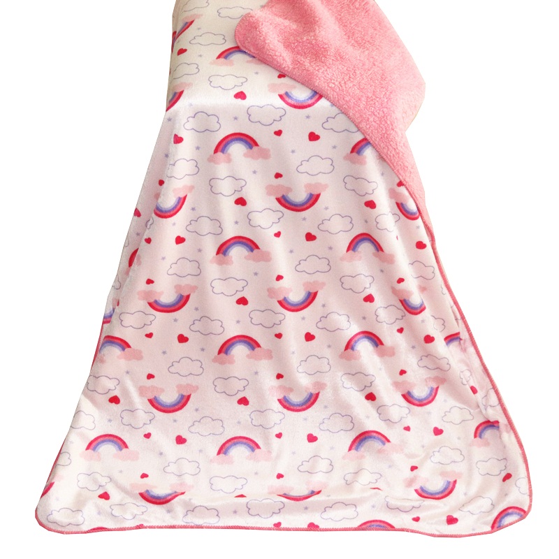 Baby Blankets 2018 New Thicken Double Layer Coral Fleece Infant Swaddle Bebe Envelope Stroller Wrap Newborn Baby Bedding Blanket
