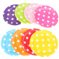 10pcs Polka Dots Paper Dishes Disposable Plates Fruit Cake Tray Party Supplies