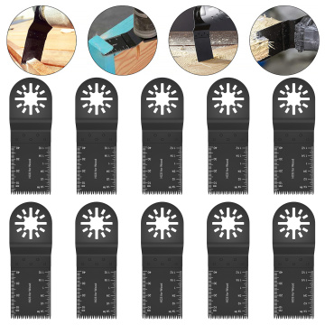 10pcs Wood Cutting Dics Oscillating Multitool Saw Blades Accessories for Renovator Power Tools As Fein Multimaster Dremel