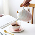 Ceramic Tea Cup Saucer Design Creative Porcelain Coffee Cup And Saucer Set Cup Of Tea With 304 Stainless Steel Spoon