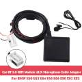 AUX/ TF Card/ Mic/ USB 12V Car bluetooth stereo Aux adaptor module Cable handfree Microphone For BMW E60 E63 E64 E65 E66 Serie 1