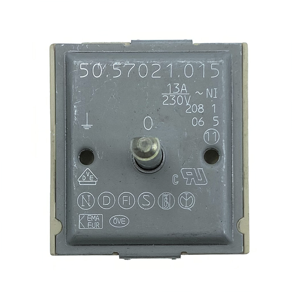50.57021.015 EGO Single Energy Regulator Stove/Cooktop Control Switch Electric Range Infinite Switch Compatible 50.57021.010