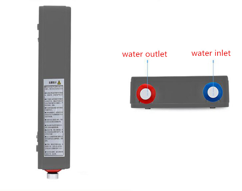 220V Electric Induction Water Heater Tap Instantaneous Hot Shower Heating Water Supply Machine 6000W Y