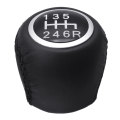 New 6 Speed Leather Car MT Gear Shift Knob Head Level FOR FIAT GRANDE PUNTO 2006 - 2012 LINEA 2007 - 2015 Car Leather Soft