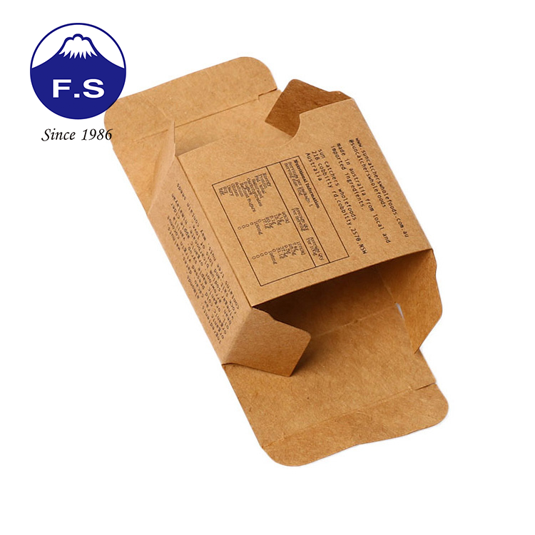 Color Print Logos Elegant Tuck Packaging Kraft Box