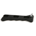 1pc Black Adjustable Hand Saw Handle Multifunctional Plastic Mini Pocket Saw Blades Handle 120x3.5mm for Sawing Blades 300mm