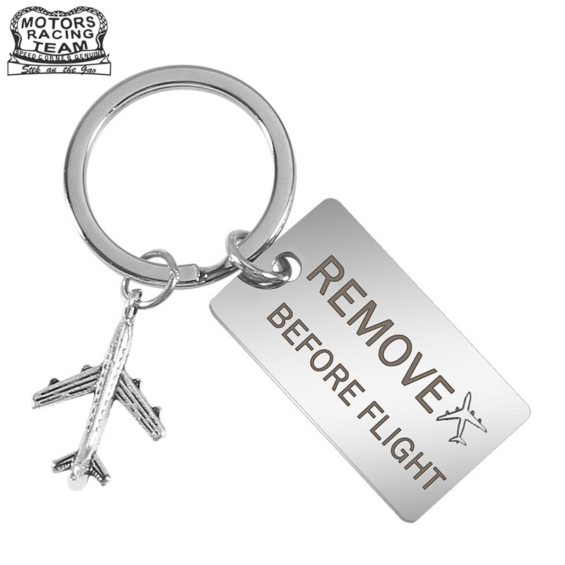 Luggage Tag Travel Accessories engraved Rmove before Flight bagage tags for Flight Crew Pilot Aviation Lover