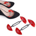 2pcs Adjustable Plastic Women Mini Shoes Keepers Support Care Stretcher Shoe Shapers Mini Shoe Trees Shoes Expander Extender