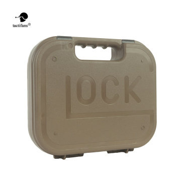 Tactical GLOCK ABS Pistol Case Holster Hard Gear Box Gun Bag Padded Foam Lining For Hunting Shooting Accessories