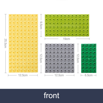 Double side Baseplates for Big Bricks Big Particle Building Block Double-sided Mother Board Compatible With Duplos Block For Kid