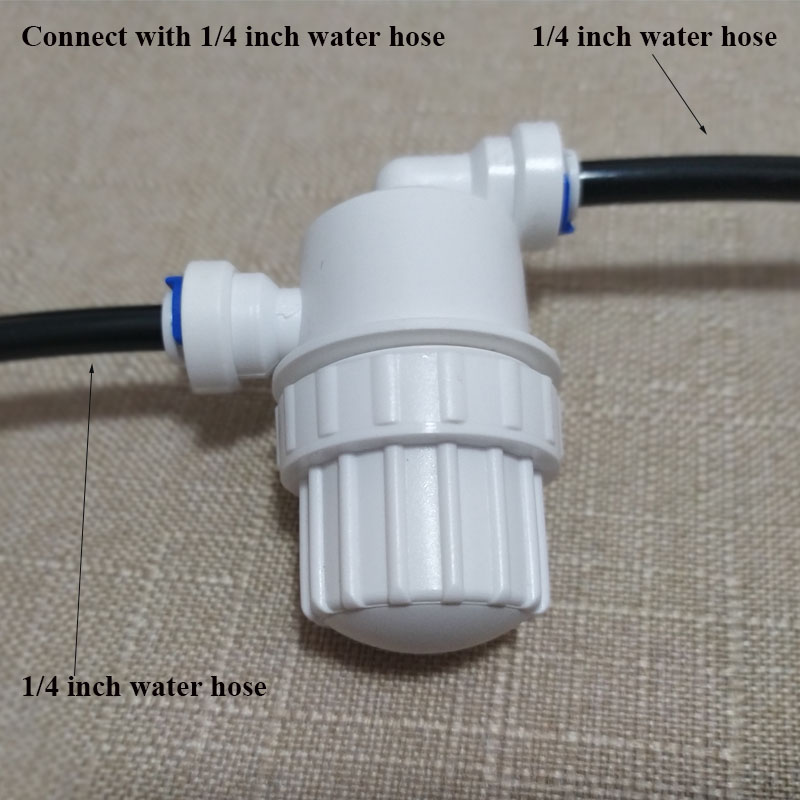 Water Filter purifier for water sprayer for misting system& Black 3/4 inch water tap connector