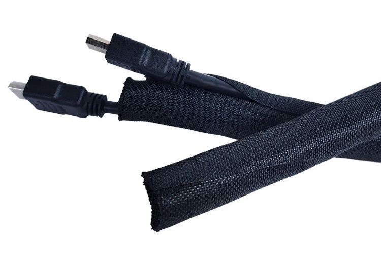 Pp Self Closing Wrap Cord Protector Wire Loom Tubing Cable Sleeve Split Sleeving For Usb Cable Power Cord Audio Video Cable5