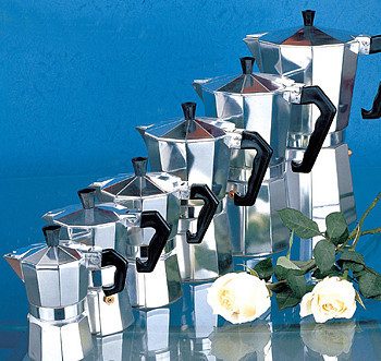 FeiC 1pc Aluminum moka pot Bialetti style 1-12 cups espresso maker coffee pot for gas stove cookern for barista