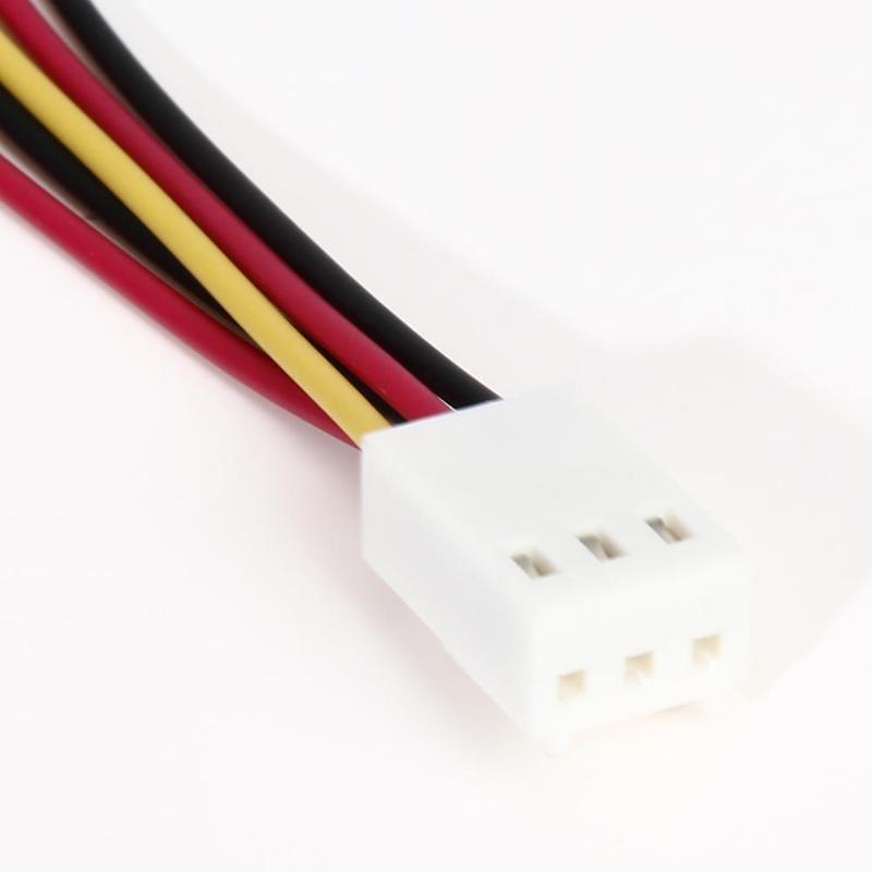 5Pcs 12V 3 Pin Female to 2/3 Pin Male PC Fan Power Splitter Extension Cable Adapter Connector