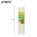ATWFS High Quality 25CMx500CM Rolls Vacuum Heat Sealer Food Saver Bags Food Storage Bags Saran Wrap