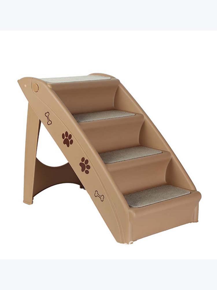 Dog Stairs Pet 3 Steps Stairs for Small Dog Cat Dog House Pet Ramp Ladder Anti-slip Removable Dogs Bed Pet Folding Stairs