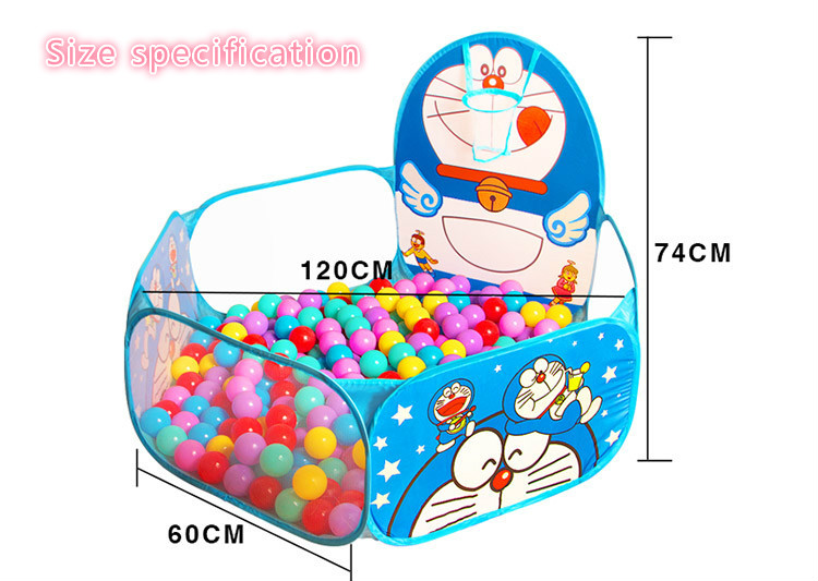 Playhouse Foldable Children Kid Ocean Ball Pit Pool Game Play Tent Ball Hoop In/Outdoor Play Hut Pool Play Tent House tents Gi