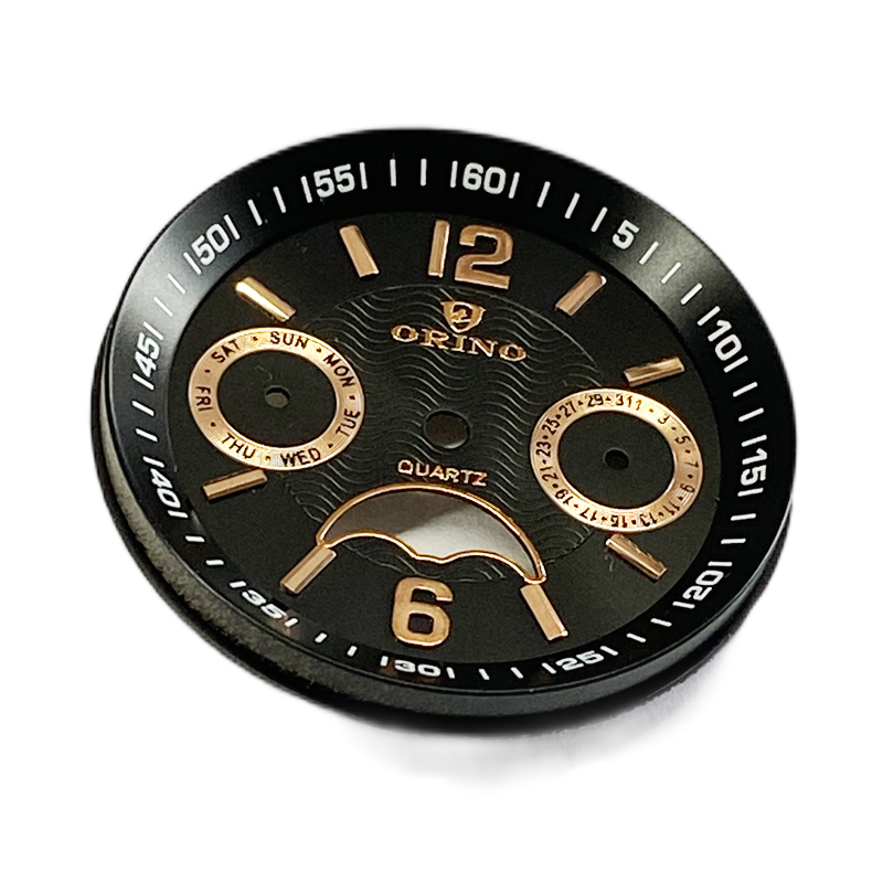 Moonphase watch dial
