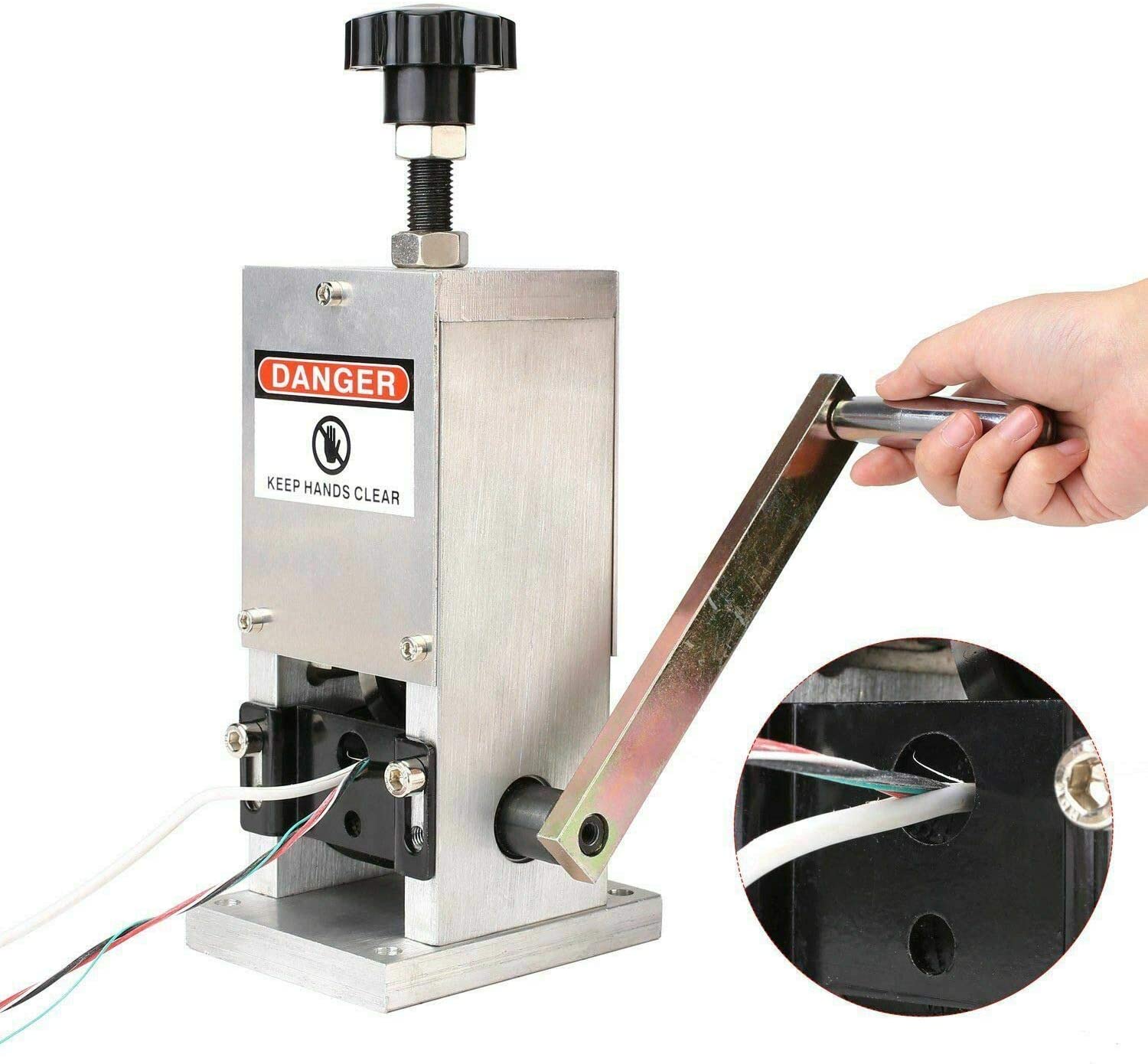 Manual Wire Stripping Machine Free Shipping 0.06-0.98 inches For Scrap Copper Recycling