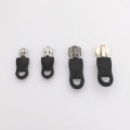 5Pcs/Set Replacement Zipper Tags Zip Fixer for Clothes Black Zipper Pull Fixer for Travel Bag Suitcase Clothes Tent Backpack