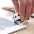 Deli Cute Cartoon Panda Mini Stapler with staples Portable Student Stationery Stapler Paper Stapler Mini Kawaii Accessories