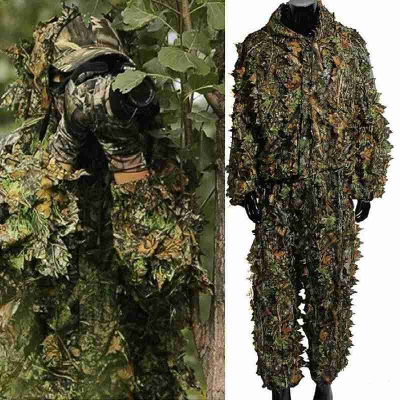 Hunting Secretive Woodland Ghillie Suit Aerial Shooting Adults Clothes Sniper Camouflage Military Green Multicam Jungle Clo Z2R0