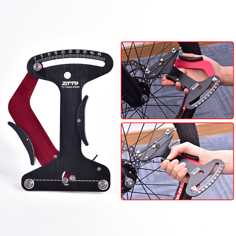 1 PC Bicycle Spoke Tension Meter Wheel Spokes Checker Tension Meter Accurate Measurement Tool