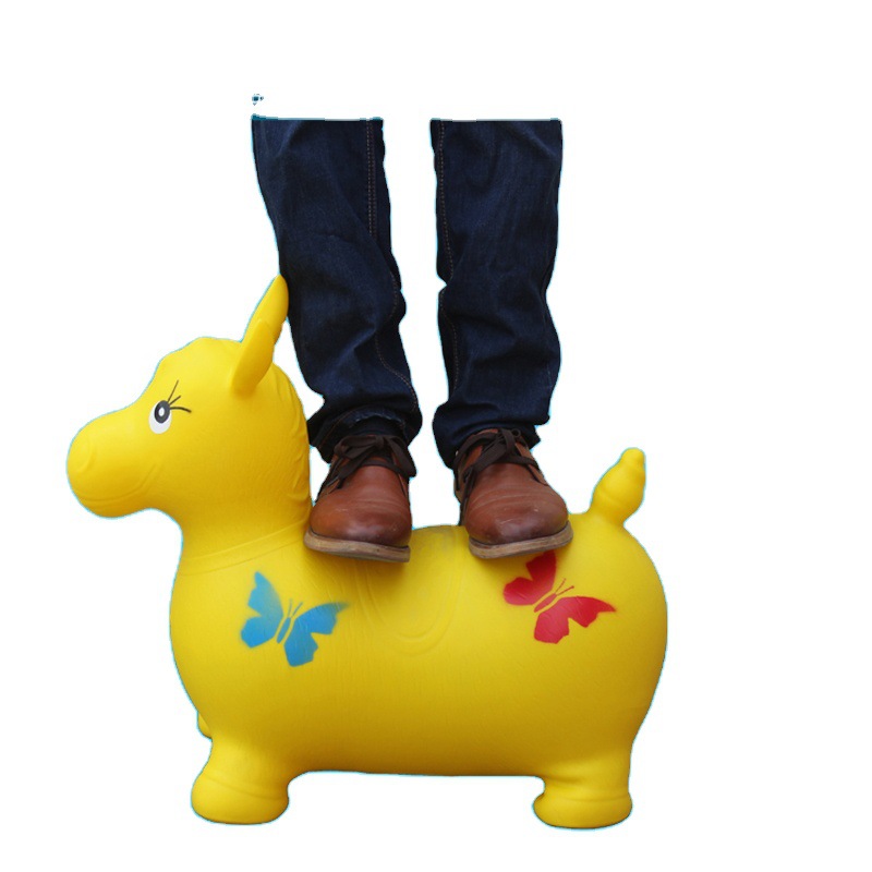 Children's Toys Outdoor Jumping Deer Thick Inflatable Animal Toy Rubber Throne Chair Juegos Inflables Toys Hobbies BE50AA