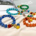 10mm Natural Stone Beaded Bracelet Multi-colored Fashion Jewelry for Women Bracelet Bangle Wholesale Gifts for the New Year
