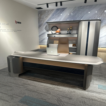 Metallic painting luxury boss desk