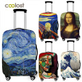 Oil Painting Starry Night / Mona Lisa Luggage Cover Van Gogh / Picasso Trolley Case Covers Travel Accessories Suitcase Cover