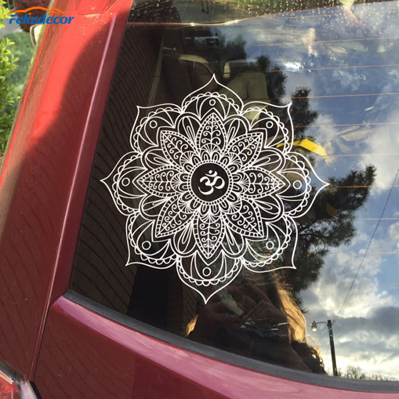 Exquisite And Beautiful Mandala Car Stickers Self-adhesive New Design Art Decals A745