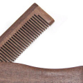 Natural Red Sandal wood Fold Comb Hair Comb For Men Beard Care Anti-static Wooden Comb Hair Care Tools Hair Brush 1pc